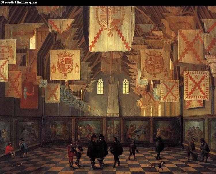 Bartholomeus van Bassen Interior of the Great Hall on the Binnenhof in The Hague.